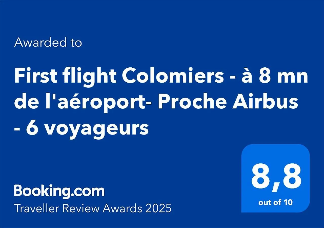 First Flight Colomiers - A 8 Mn De L'Aeroport- Proche Airbus - 6 Voyageurs Apartman Franciaország